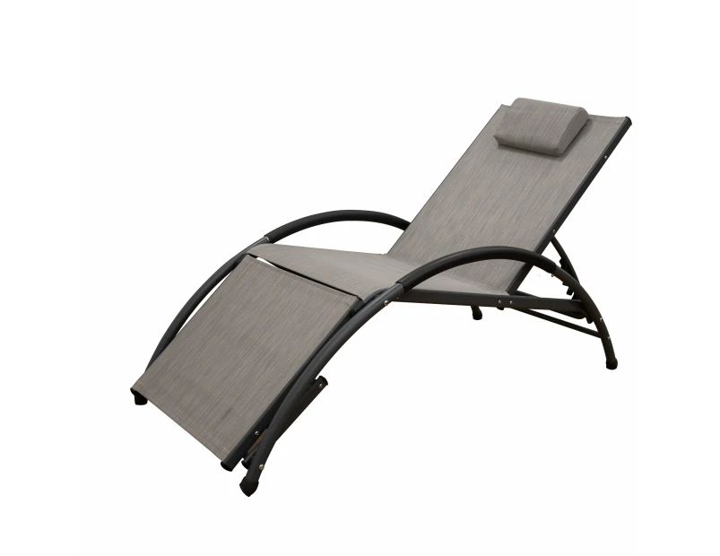 Dockside Sun Lounger - Aluminum Haven