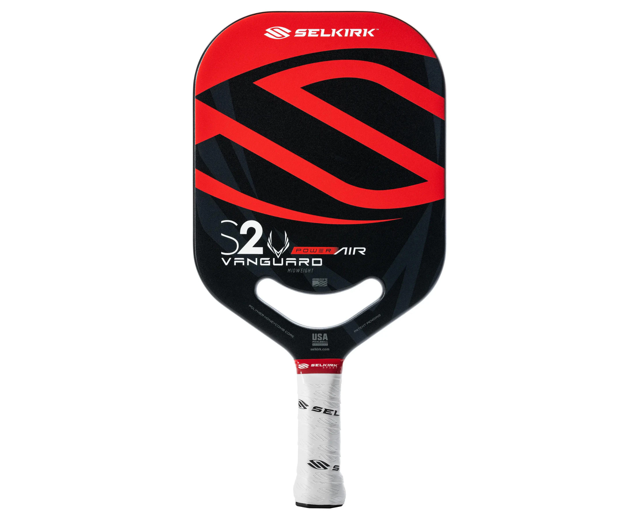 Selkirk Vanguard Power Air S2 Pickleball Paddle - Selkirk Red