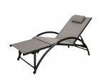 Dockside Sun Lounger - Aluminum Haven