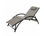 Dockside Sun Lounger - Aluminum Haven