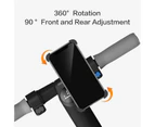 Bike Accessories Xiaomi Mijia Scooter Phone Mount Holder 360 Degree Rotatable Motorcycle Stand For 4.7" To 6.5" - Black