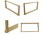 20 Pcs Deep Beehive Frames Wood Unassembled