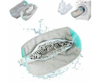 2Pcs Reusable Shoe Washing Bags for Washing Machine Laundry Shoe Bags-Grey