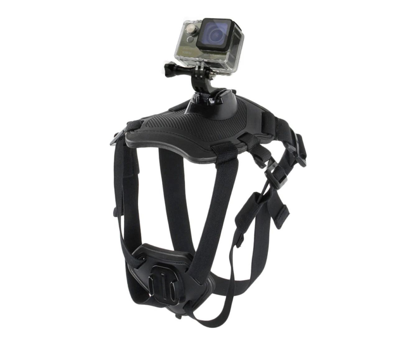 Hound Dog Fetch Harness Adjustable Chest Strap Mount for GoPro   HERO /HERO7 /6 /5 /5 Session /4 Session /4 /3+ /3 /2 /1, DJI Osmo Action