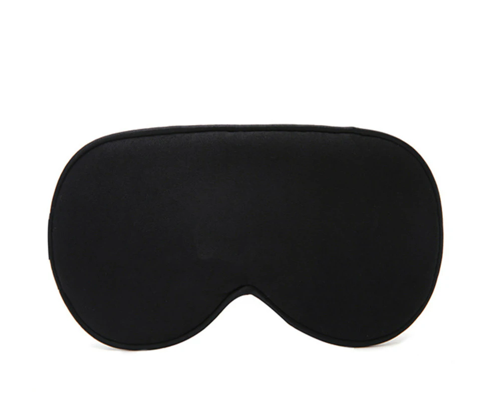 Silk Sleeping Eye Mask Sleep Soft Blindfold Lights Out Travel Relax