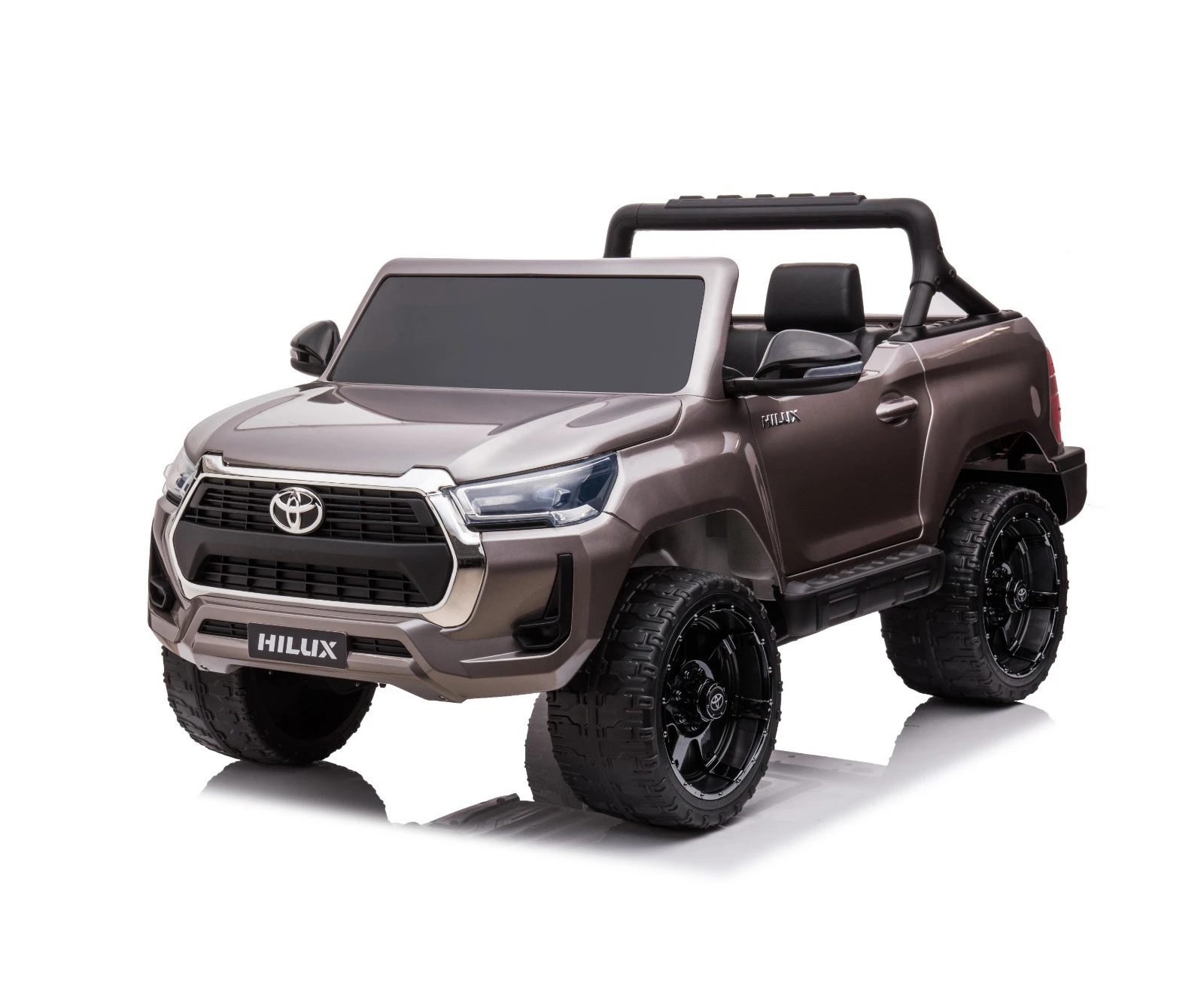 24V Licensed Toyota Hilux SR5 Electric Ride-On Car for Kids - Grey