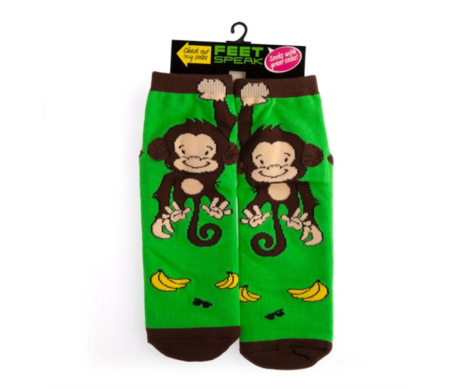 Monkey Feet Speak Socks