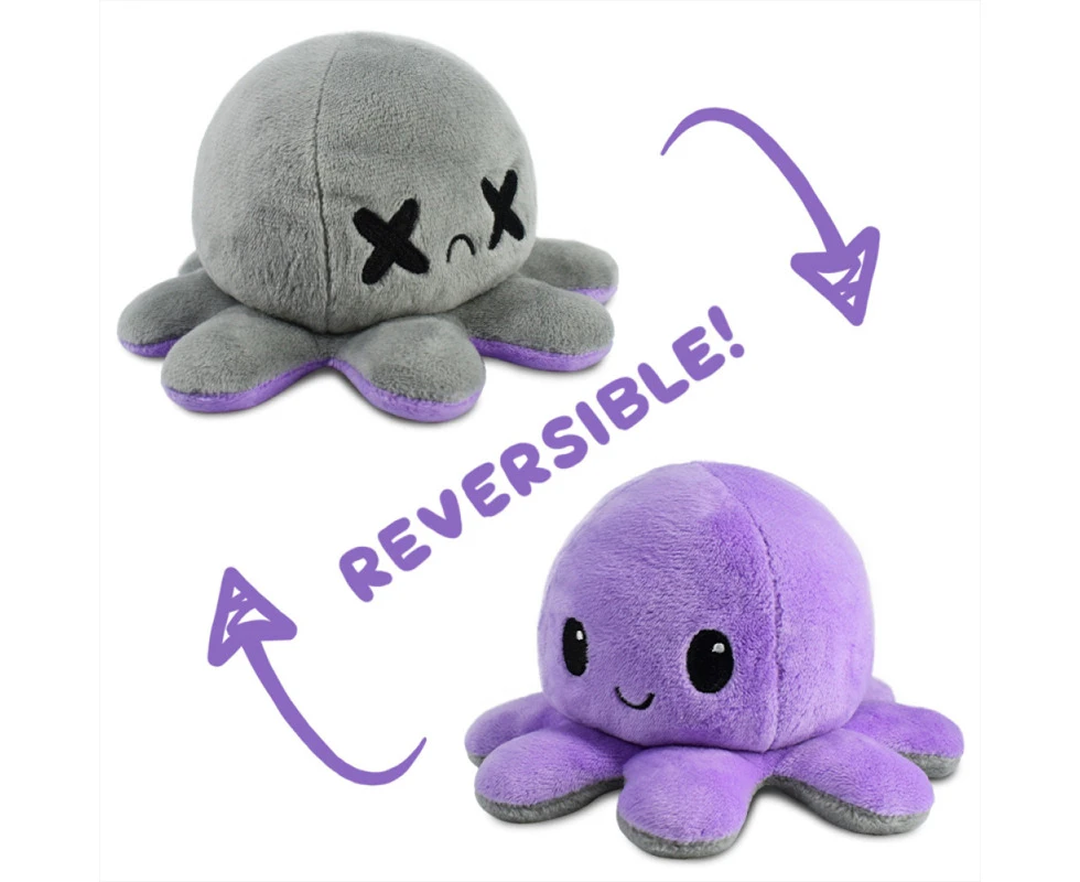 Reversible Plushie - Octopus Dead Eyes