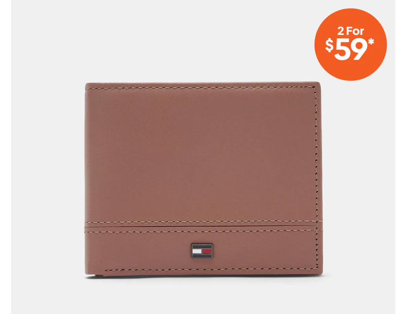 Tommy Hilfiger Essential Mini Bifold Wallet - Brown