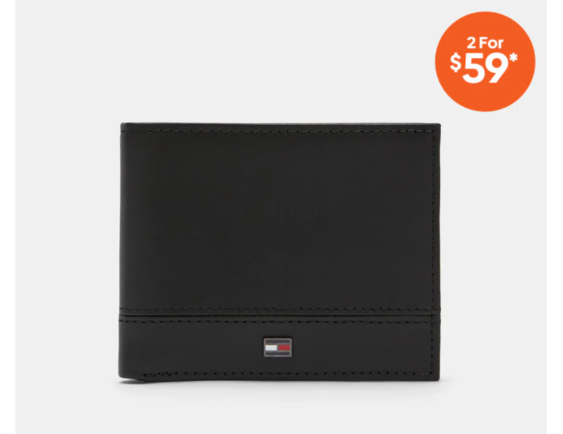 Tommy Hilfiger Essential Mini Bifold Wallet - Black