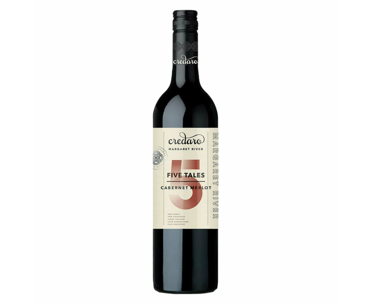 Personalised Credaro Five Tales Cabernet Merlot 2023 14% 750ML