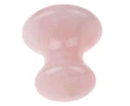 1Pc Natural Rose Quartz Facial Jade Gua Sha Stone Mushroom Face Massager Pink