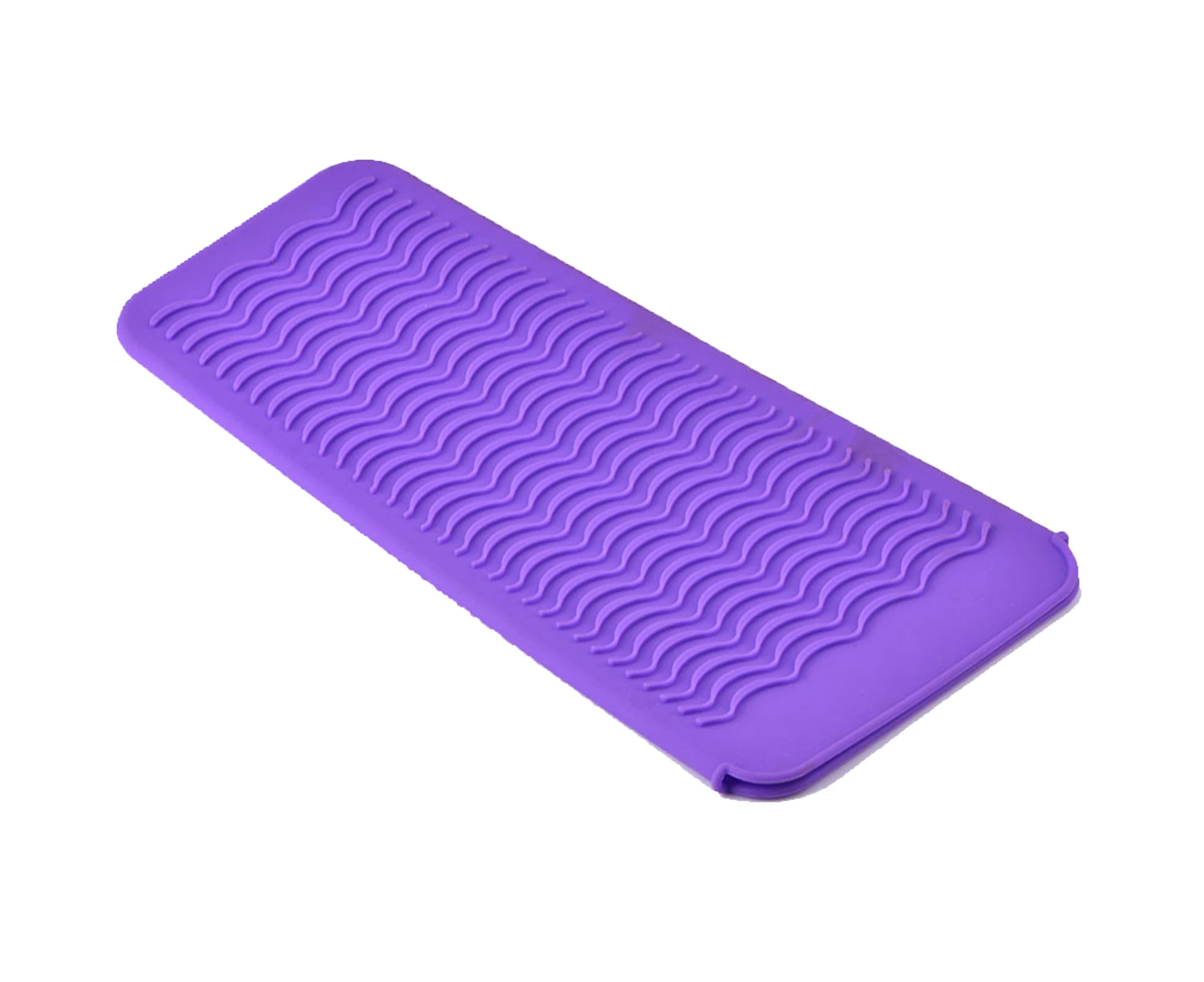 Silicone Mat Safe Heat Resistant Sturdy Flexible Insulation Cover for Home-Purple