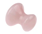 1Pc Natural Rose Quartz Facial Jade Gua Sha Stone Mushroom Face Massager Pink