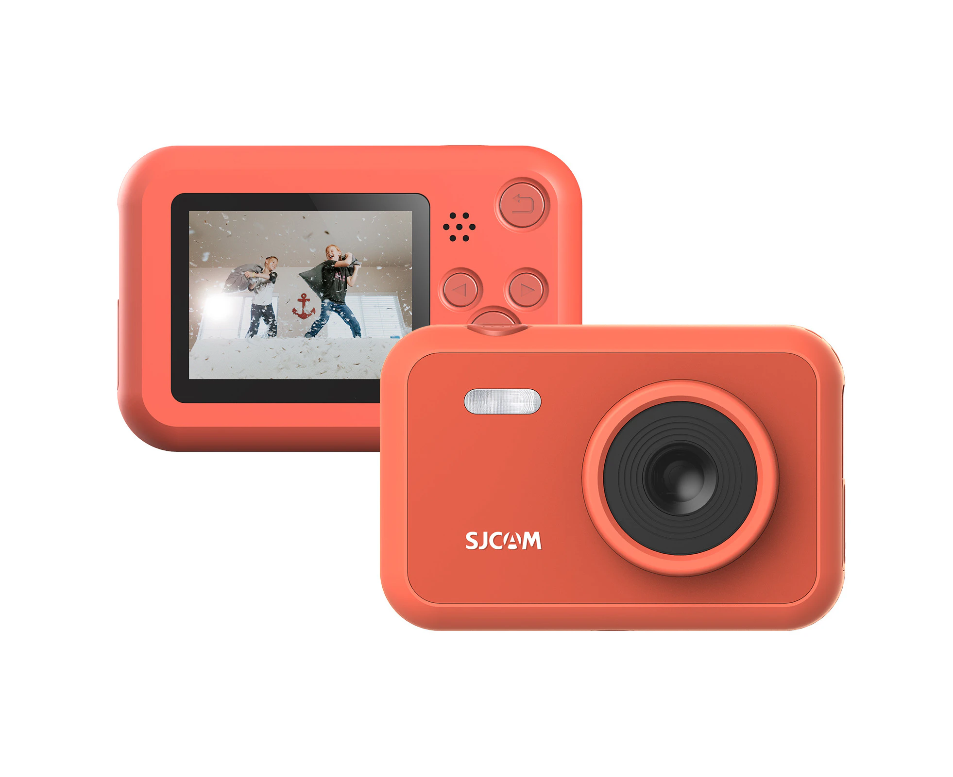 SJCAM FunCam 1080P High Resolution Kids Digital Camera Portable Mini Video Camera with 5 Mega Pixels 2.0 Inch LCD Display Screen for Boys Girls