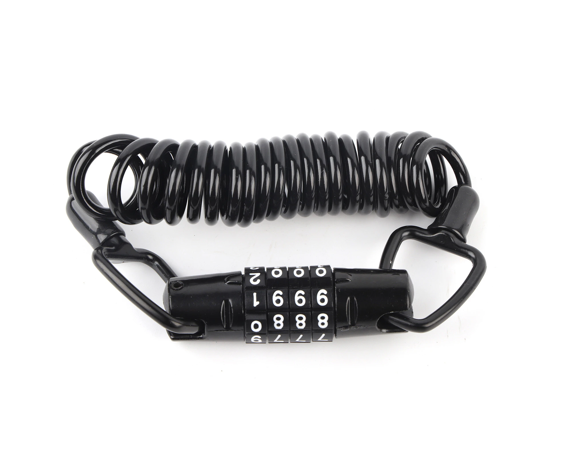 Universal Helmet Lock 4 Digit Password Multifunctional Motorcycle Anti Theft Lock for Wheels Luggage Saddle