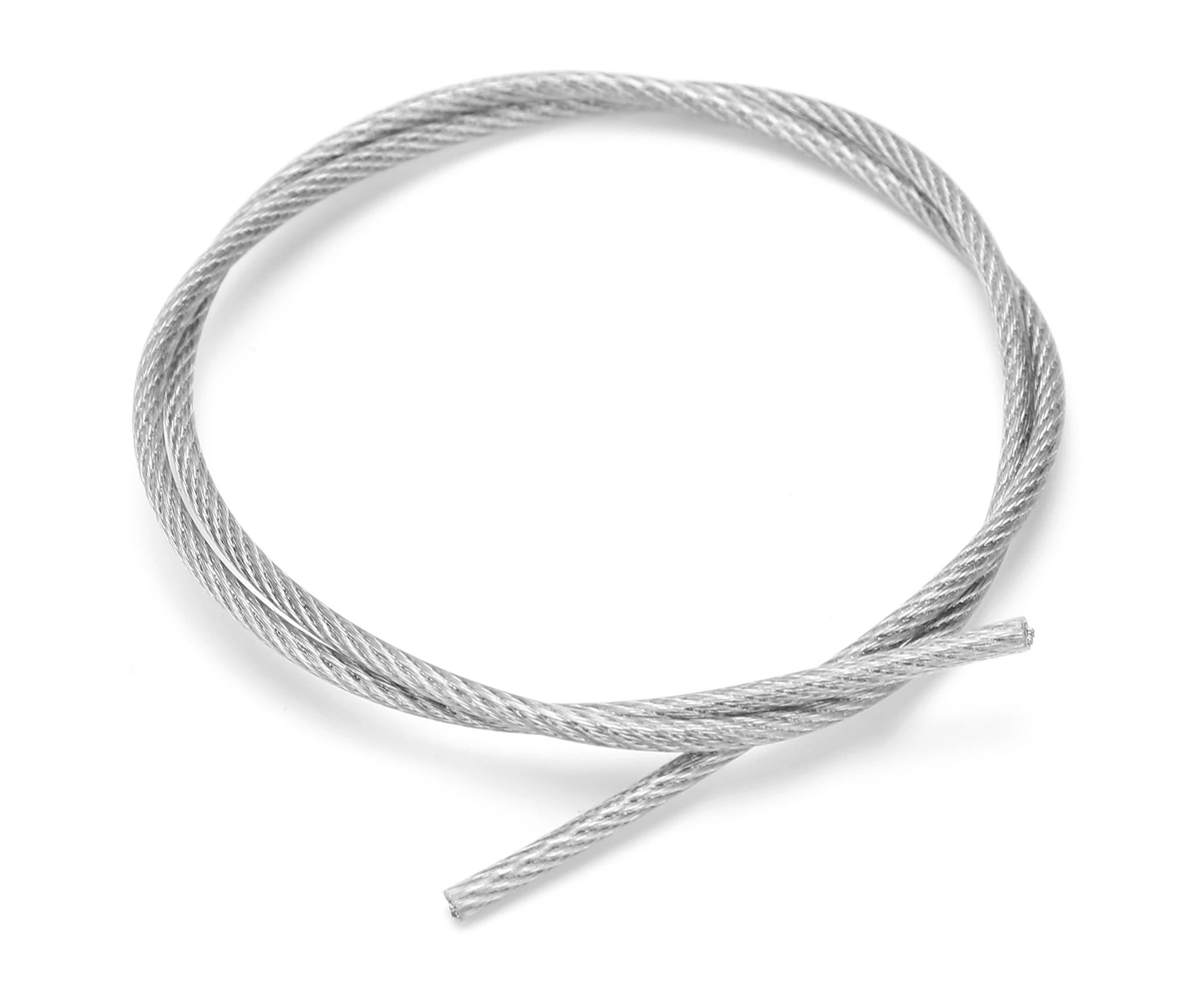 Plastic Coated Steel Wire Rope 304 20 Meters Anticorrosion Diy Crafts For Traction Hanging