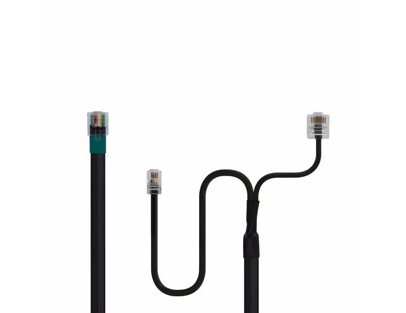 Sennheiser EHS splitter cable for Sangoma, Snom, Yealink, TipTel, Wildex and Htek phones