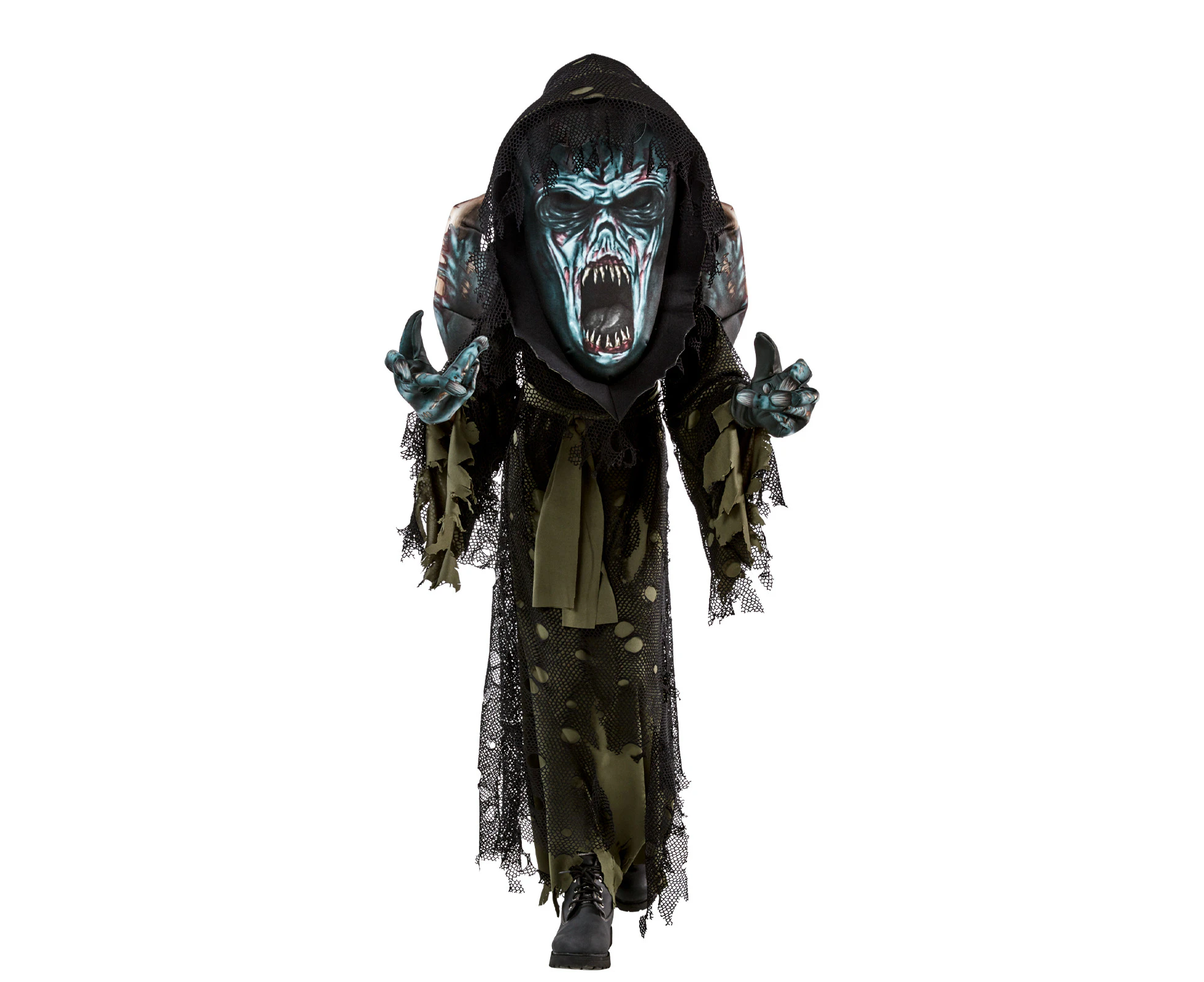 Zombie Hooded Robe Costume for Kids