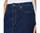 Target Split Front Denim Pencil Skirt