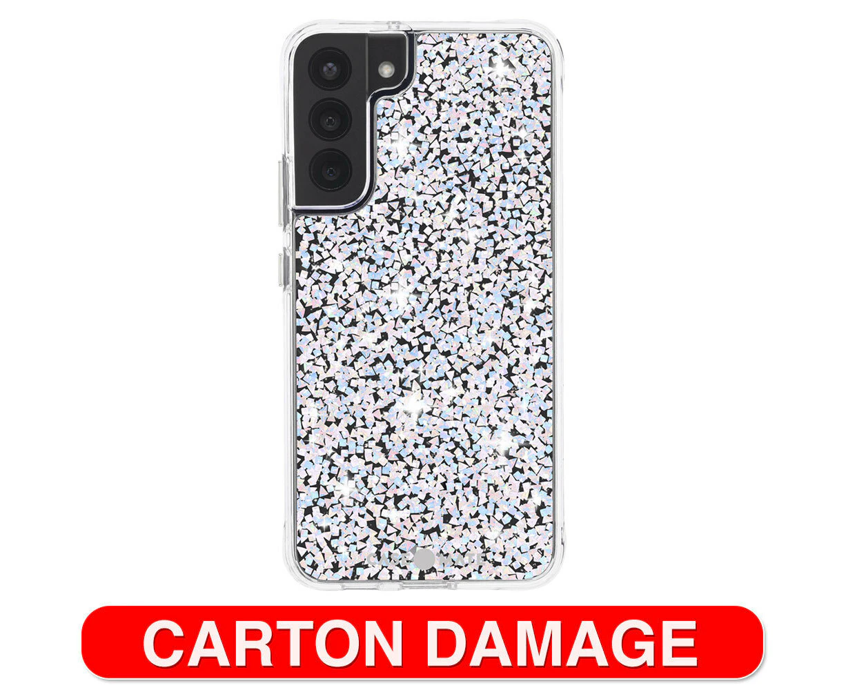 Case-Mate Antimicrobial Diamond Twinkle Phone Cover Case For Samsung Galaxy S22+ - Refurbished Grade A