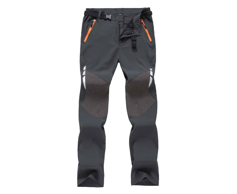 Men Quick Dry Breathable Pants Patchwrok Hiking Fishing Climbing Combat Trousers