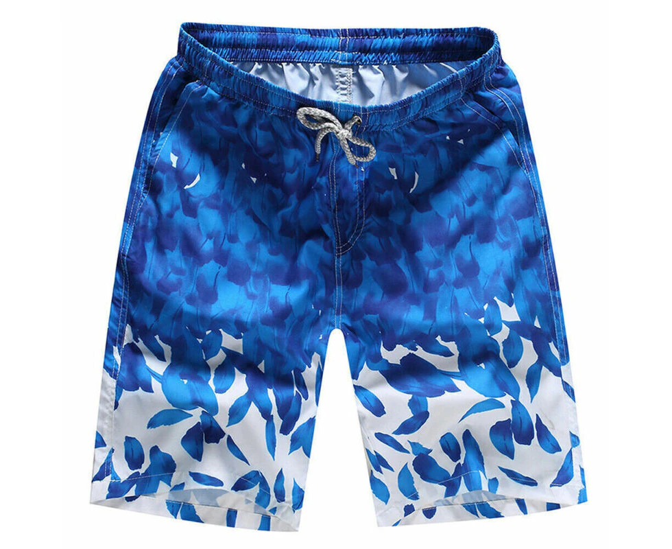 Men Quick Dry Floral Swimming Board Swim Shorts Trunks Swimwear Summer Beach Shorts