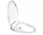 Non Electric Bidet Toilet Seat O Cover Bathroom Dual Nozzle Spray Water Wash