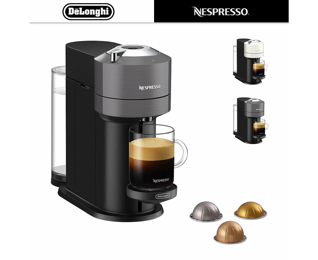 DeLonghi ENV120W Nespresso Vertuo Next espressos Coffee Machine White & Grey - Grey