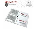 70% IPA Alcohol Wipes Wipe & Go 50~250pc (19x14cm) Hospital Grade Surface Bulk - 150 Wipes