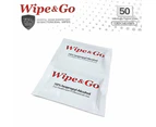 70% IPA Alcohol Wipes Wipe & Go 50~250pc (19x14cm) Hospital Grade Surface Bulk - 150 Wipes