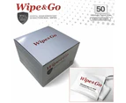 70% IPA Alcohol Wipes Wipe & Go 50~250pc (19x14cm) Hospital Grade Surface Bulk - 150 Wipes