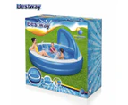 Bestway Family Inflatable Swimming Pool 850L With UV Careful Sunshade 241X140cm