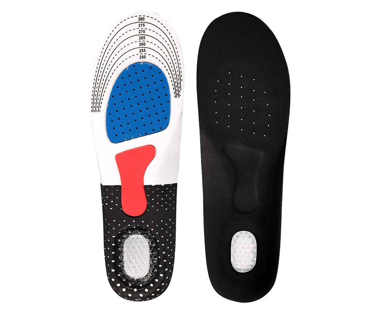 Arch Support Shoe Insoles Anti Shock Inserts Pads (Size 42-46)