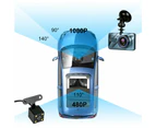 1080P Touch Screen Car Dash Camera Video DVR Recorder Front and Rear Night Vision Car Driving Recorder Cam