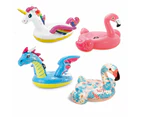 INTEX Giant Unicorn  / Pink Flamingo / Dragon Swimming Pool Ride On Float Raft Beach - Flamingo