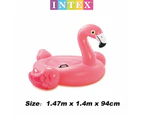 INTEX Giant Unicorn  / Pink Flamingo / Dragon Swimming Pool Ride On Float Raft Beach - Flamingo