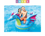 INTEX Giant Unicorn  / Pink Flamingo / Dragon Swimming Pool Ride On Float Raft Beach - Flamingo