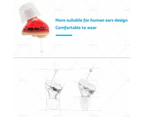 Digital Invisible Hearing Aid MiNi CIC Small Sound Voice Amplifier Enhancer L R - Red-Right ear