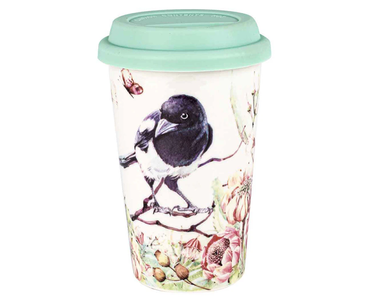 Landmark Fauna & Flora Tea Coffee Magpie Travel Mug Cup