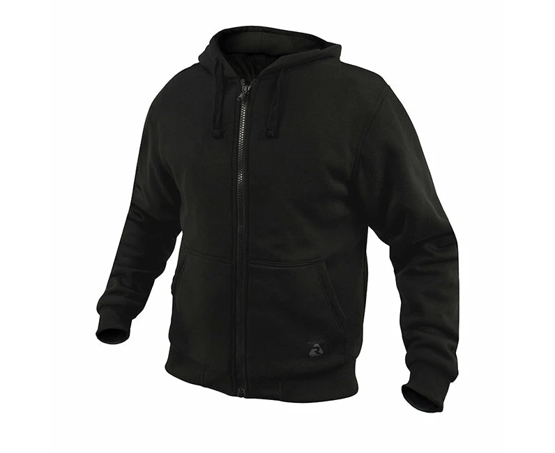 Argon Renegade Fleece Textile Hoodie Jacket - Black/54 (Xl)