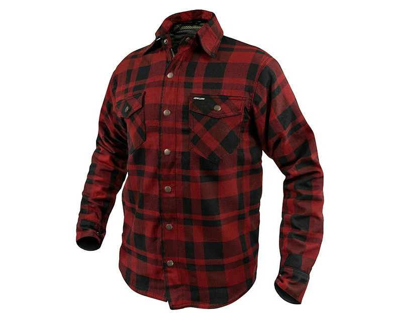 Argon Savage Flanno Textile Jacket - Black/Red/54 (Xl)