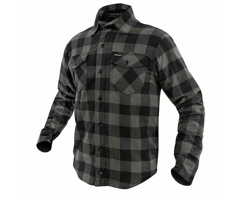 Argon Hatchet Flanno Textile Ladies Jacket - Black/Grey/12