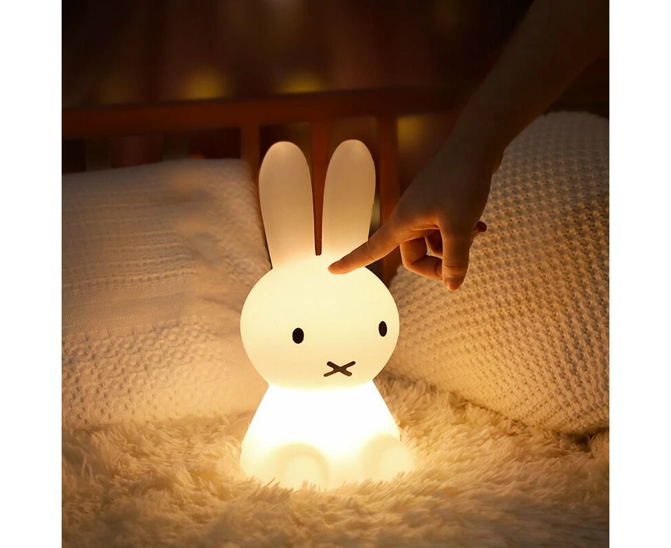 Rabbit LED Night Light with 7 Colors, USB Rechargeable