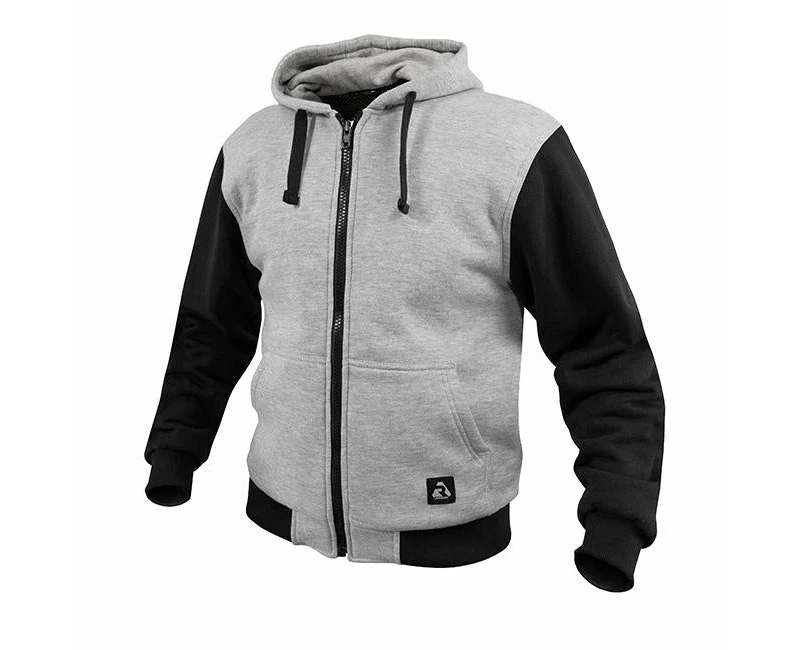 Argon Renegade Fleece Textile Hoodie Jacket - Grey/Black/56 (Xl-2X)