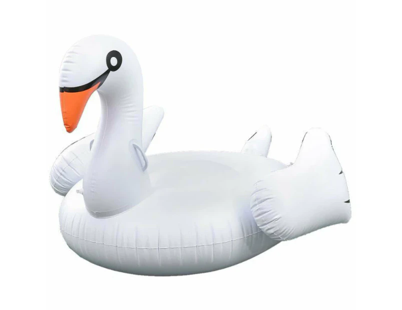 Giant Inflatable White Swan Pool Float Raft 190*175*115cm