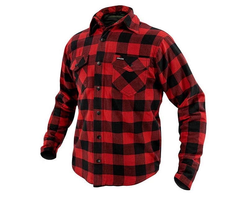 Argon Hatchet Flanno Textile Jacket -  Black/Red/48 (S-M)