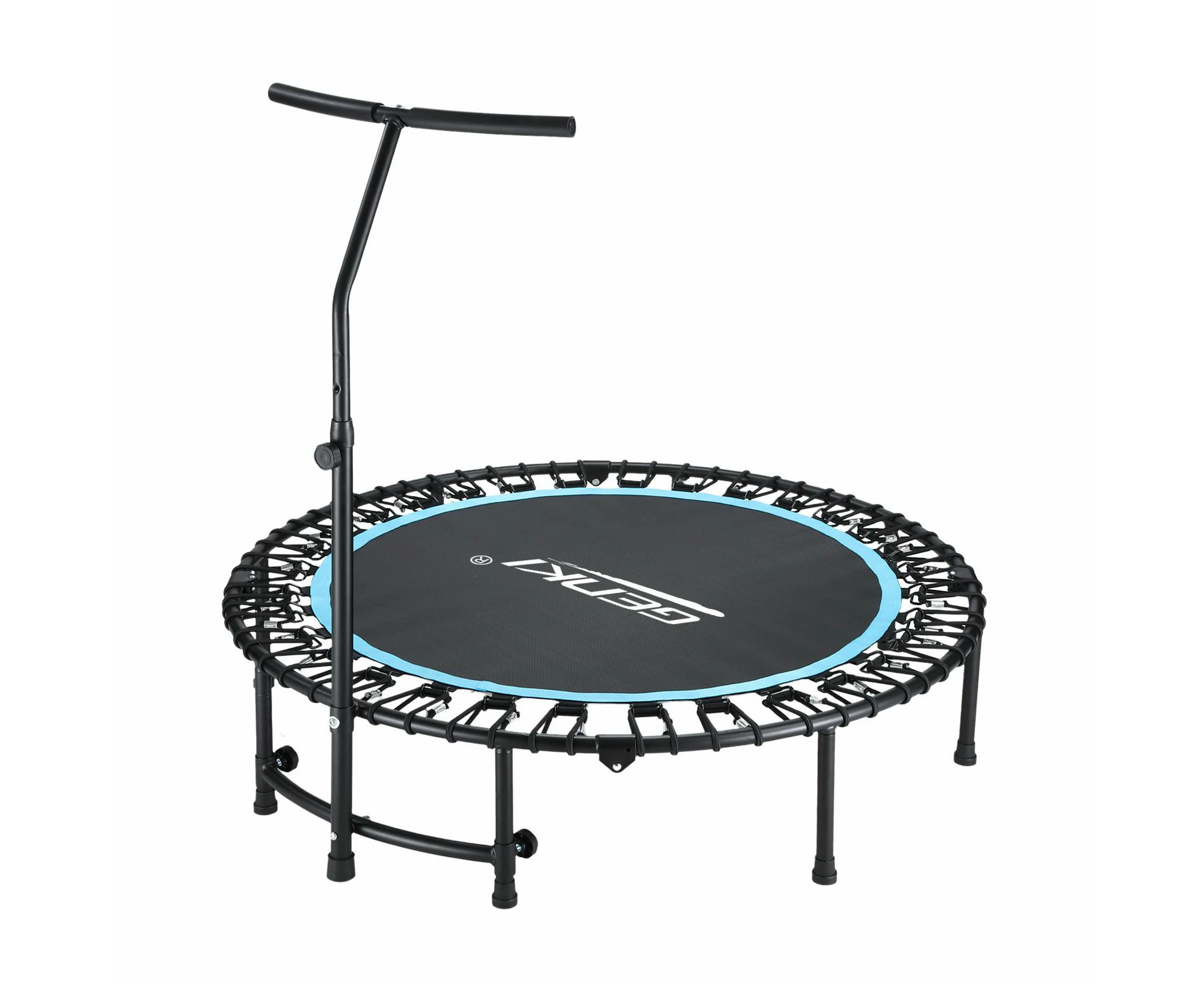 Genki Trampoline Bounce Rebounder Jumping Bungee Exercise Fitness Home Gym Workout Indoor Exercise Foldable Round 40 Inch