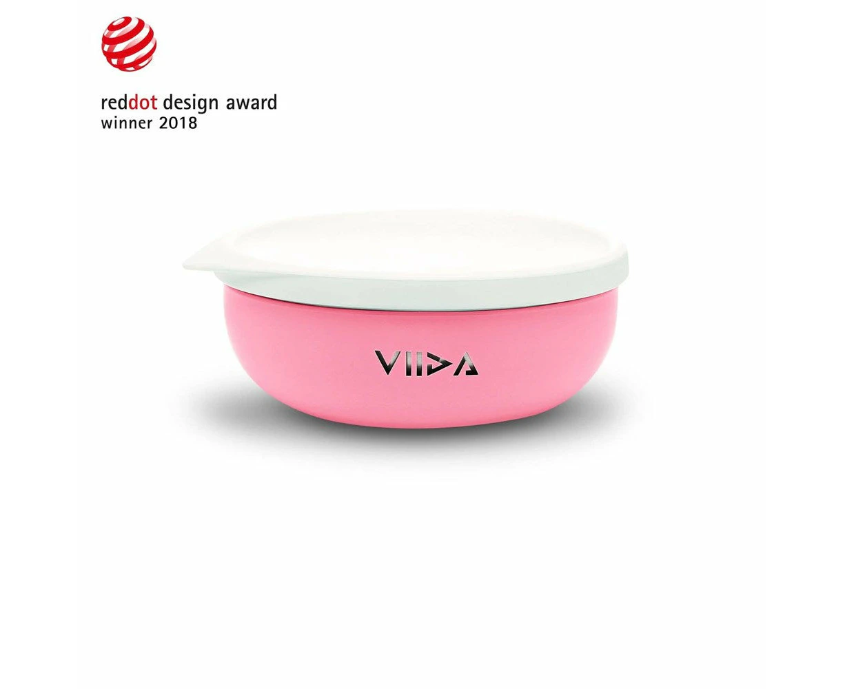 VIIDA Souffle Stainless Steel Bowl - Sweet Pink