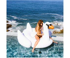 Giant Inflatable White Swan Pool Float Raft 190*175*115cm